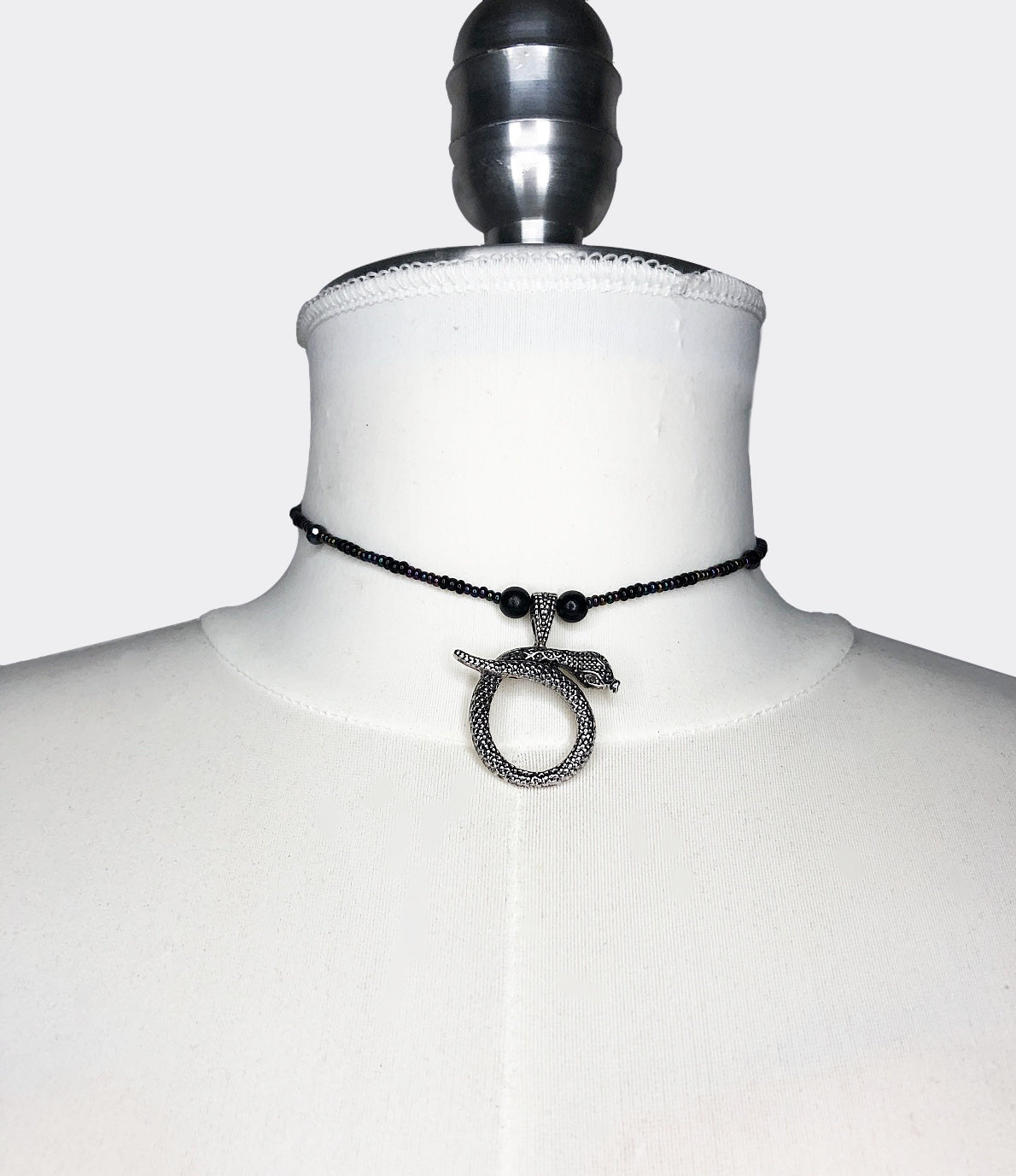 Snake Choker Silver
